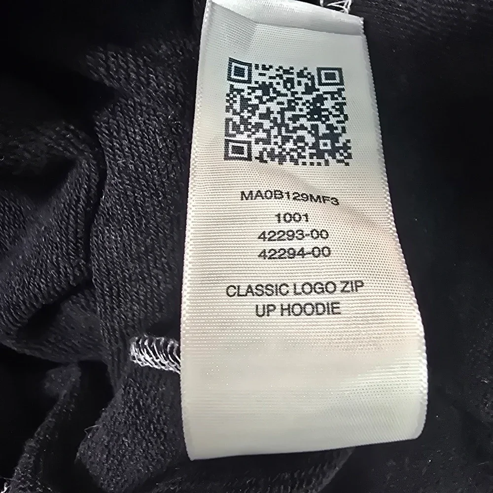 True Religion Mens Classic Logo Zip Up Hoodie Black World Tour Buddha 3XL
